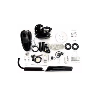 Kit Motor 2 Tempos 80cc Gasolina Bicicleta Preto 50km/l Top