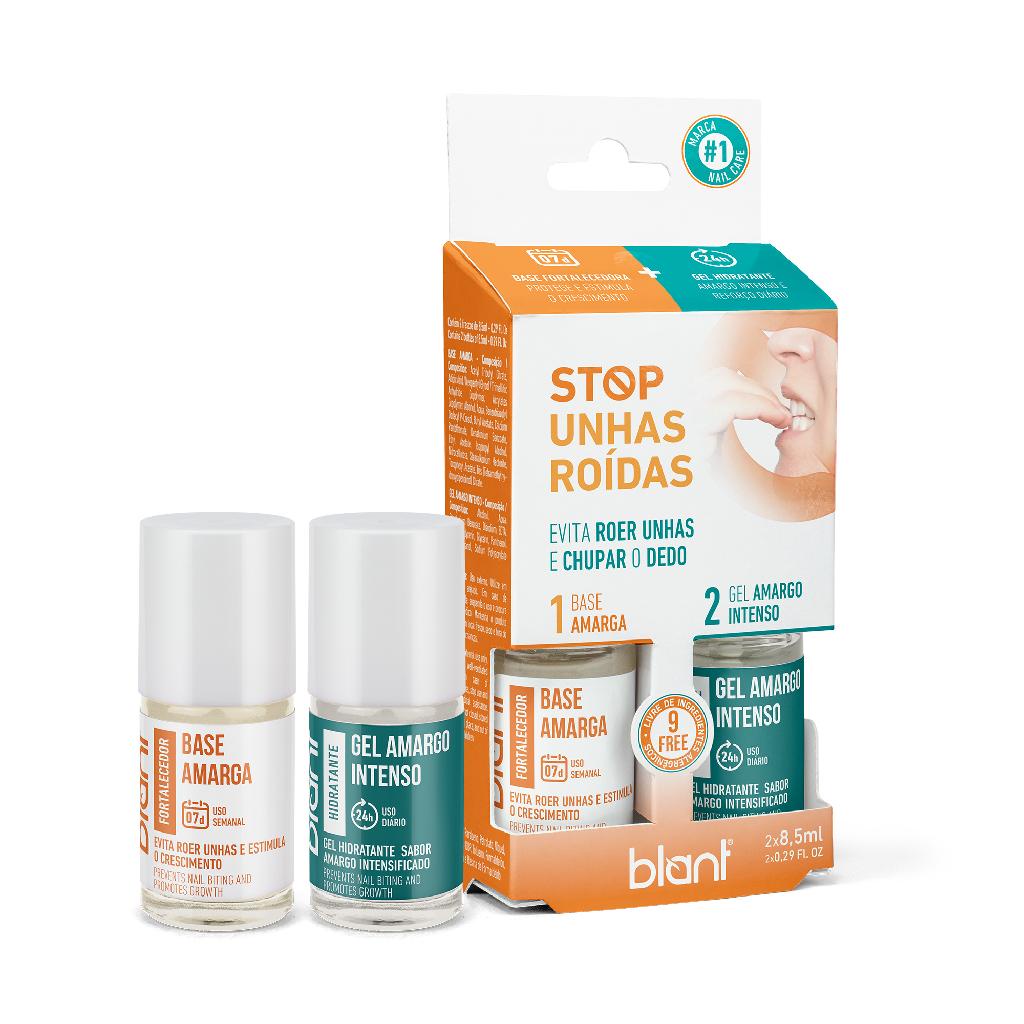 Stop Unhas Roídas Base Amarga + Gel Amargo Intenso Blant Esmalte ...