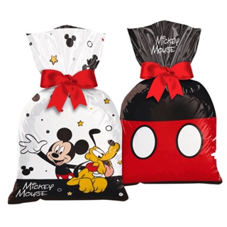 Sacola Plástica Mickey 14x21cm 12 Unidades