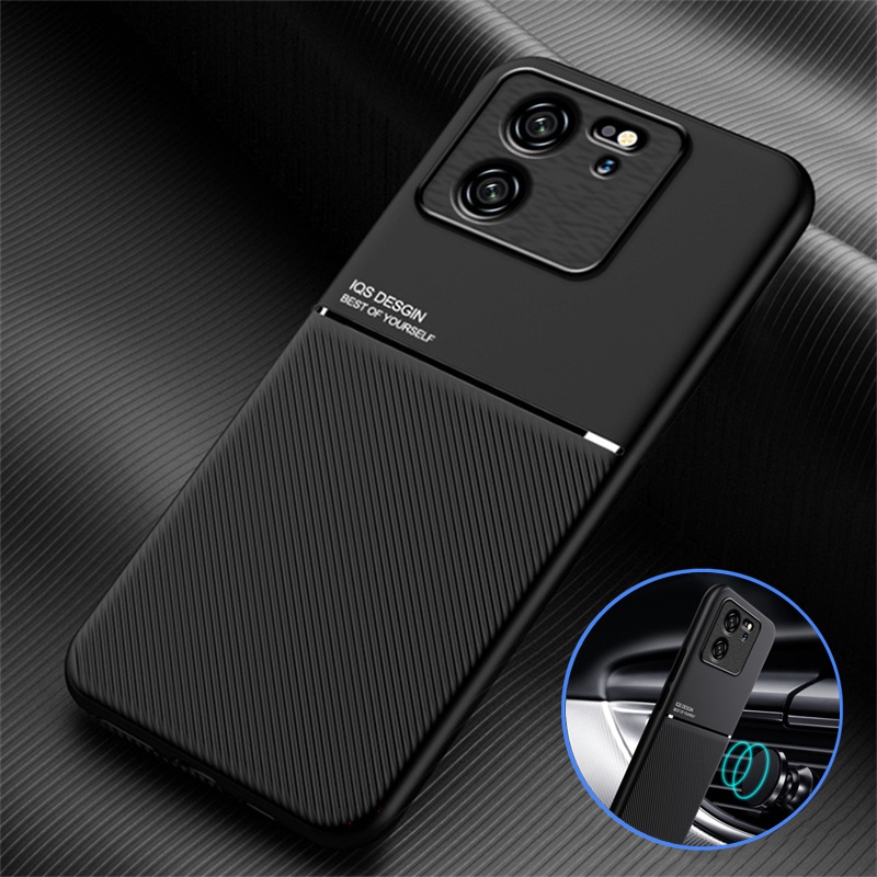 Para Xiaomi 13T 5G Capa De Couro Carro Magnética Xiomi Mi 13T 13 T Xiaomi13T T13 Pro Protetora De Estrutura Macia Coque
