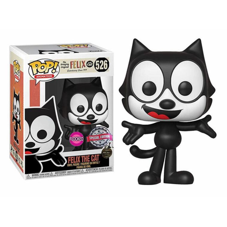 Funko Pop Animation - Felix the Cat (Le Chat) #526 Flocked Special
