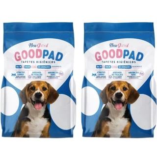 Kit 2 Pacotes Tapete Higienico Good Pad P/ Cães E Gatos 80x60 cm Com 60 Unidades Total Higiênico 30 Em Cada Pacote
