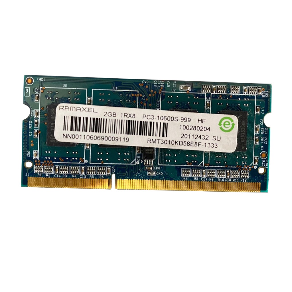 Memória Ram Notebook 2gb Ddr3 Rmt3010kd58e8f-1333 Ramaxel 10600S-999