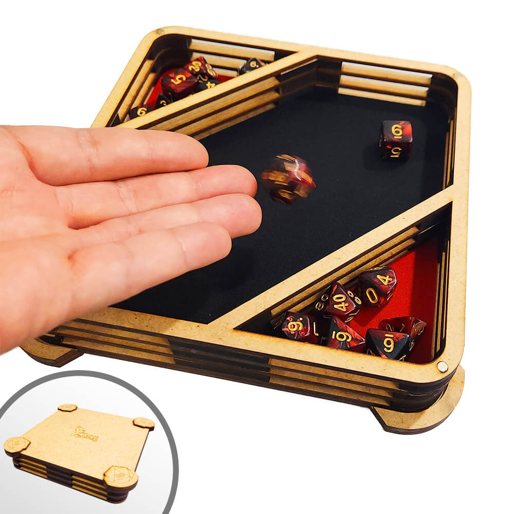Bandeja de Dados Caixa Slim - RPG