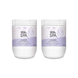 Creme Relaxante SPA Óleo de Copaíba e Passiflora Dagua Natural 650g Kit com 2 Unidades. em Oferta na Shopee