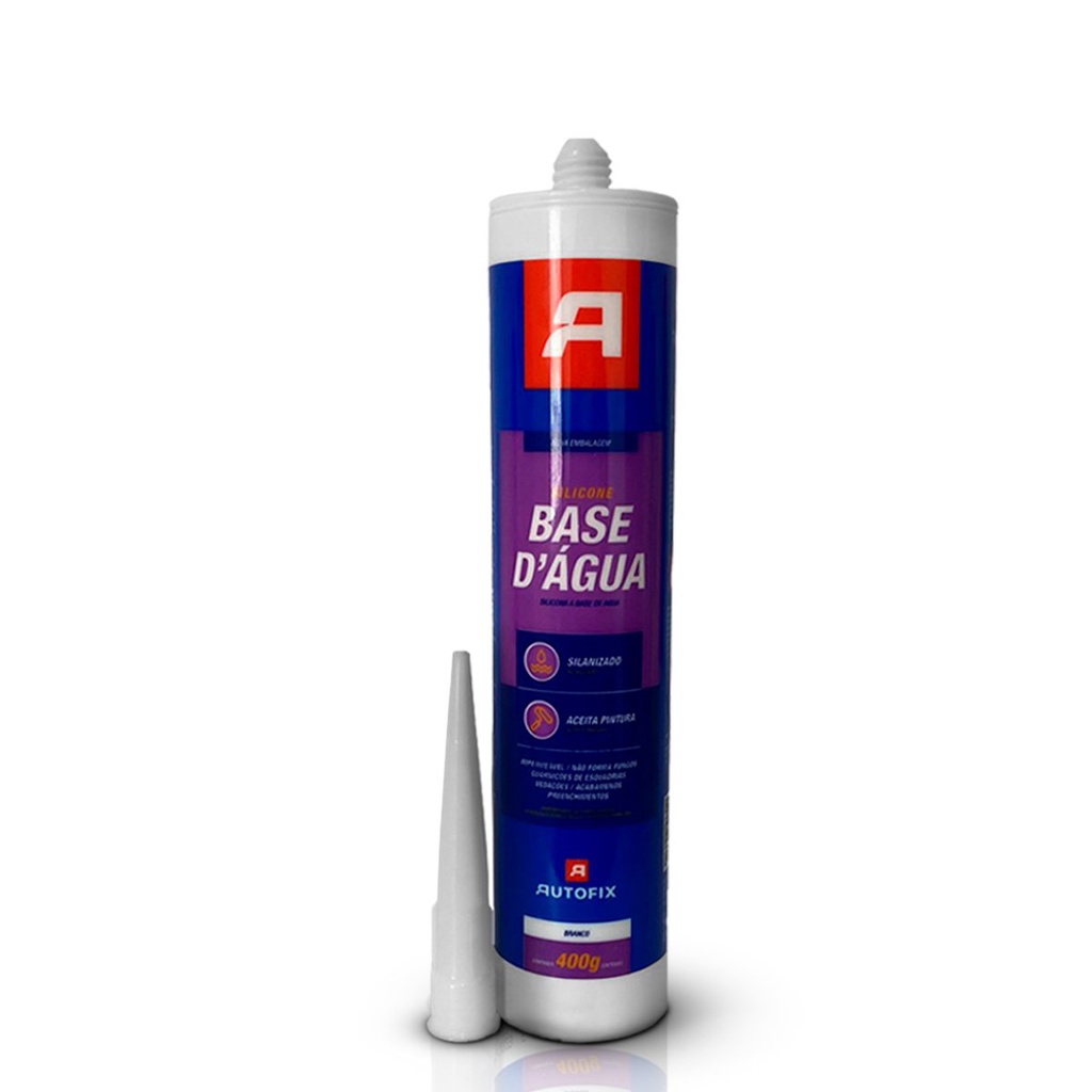Silicone Acrílico a Base D'Água Branco 400g - Silanizado