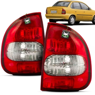Lanterna Traseira Bicolor Corsa Sedan 2000 2001 2002