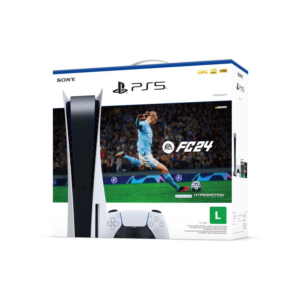 Sony Playstation 4 Slim 2215B 1 TB Bivolt + 1 Jogo (Fifa 21)