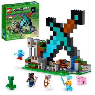 LEGO minecraft o posto avançado da espada (427 peças)
