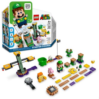 LEGO super mario pack de início aventuras com luigi (280 peças)