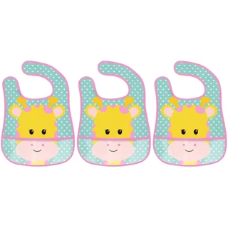 Kit com 3 Babadores Girafa Pega Comida com Bolso Atoalhado Buba em Oferta na Shopee