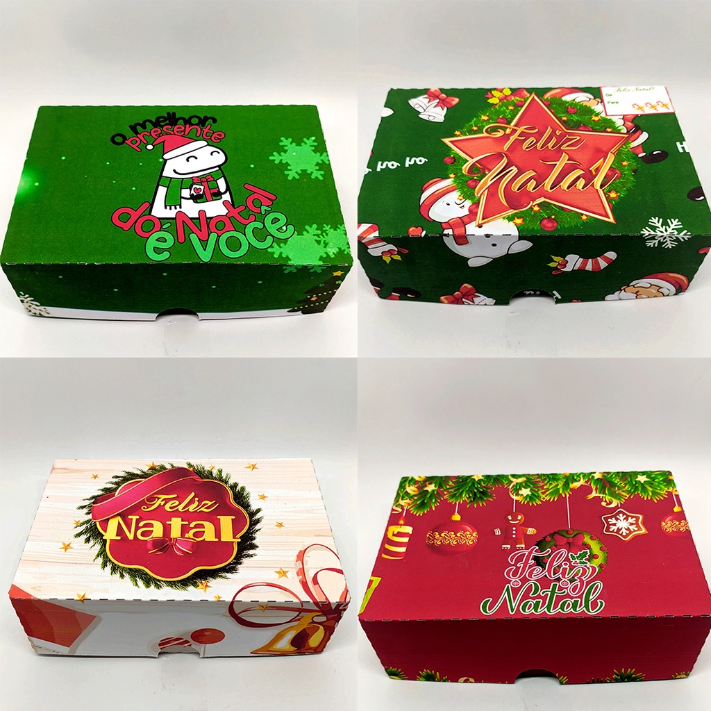 Cartão Árvore - Noite de Natal c/ 20 Un - Custom Box - Caixas criativas  para brigadeiros, brownies e doces