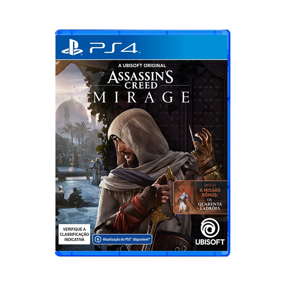 Jogo Assassin’s Creed Mirage - PS4