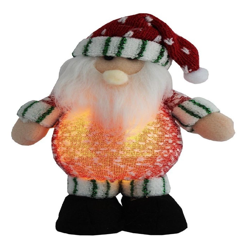 nerhemg Ornamento de Natal em forma de trenzinho, trenzinho, luz de LED,  Papai Noel, boneco de neve, presente de decoração de Natal, bronze, café,  boneco de neve