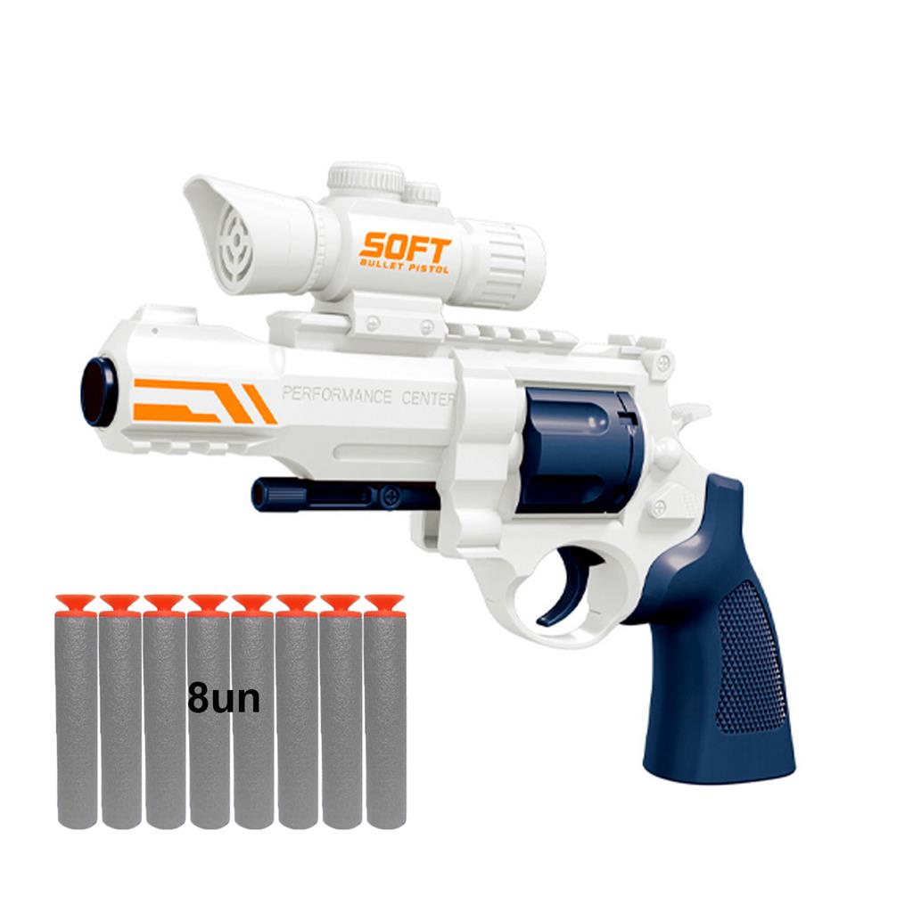 Revolver Lanca Dardo Nerf Supershot Blaster Cores Shopee Brasil