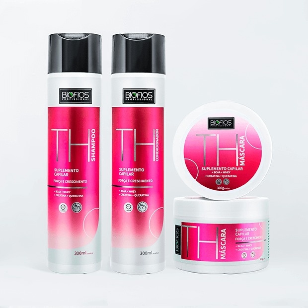 Kit Top Hair - Força e Crescimento Capilar - TH Biofios Profissional ...