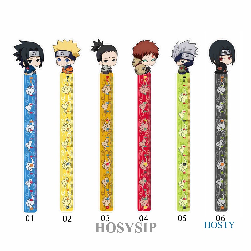 HOSTY Anime Naruto Cute Student Drawing Ruler Régua De Desenho De ...