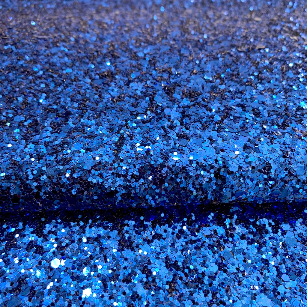 Lonita Glitter Flocado Grande Azul Royal (24x39cm) - 1 unidade