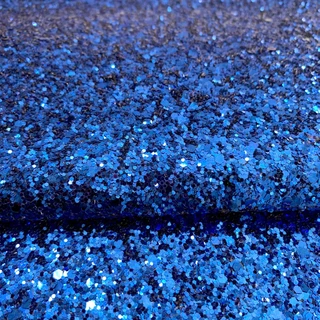 Lonita Glitter Flocado Grande Azul Royal (24x39cm) - 1 unidade