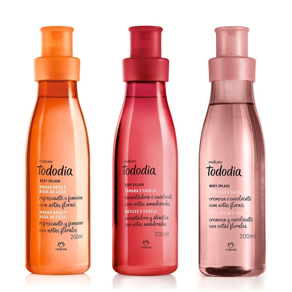 Body Splash Natura TodoDia 200ml Spray Perfumado