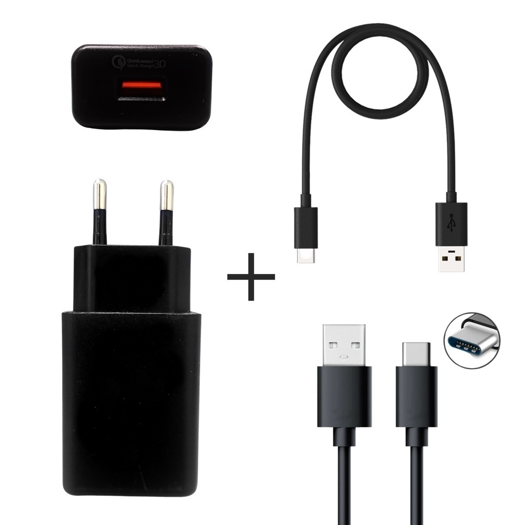 Carregador Turbo Power 30w Com Cabo USB Type-C JORGE