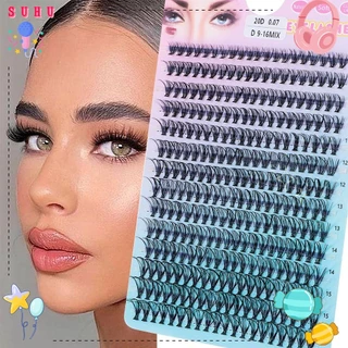 SUHU Mix Individual Lashes Cluster , 10D-40D D Curl 280pcs Lash Clusters , Preto 9-16mm Que Parece Extensões De Cílios Para Auto-Aplicação Em Casa
