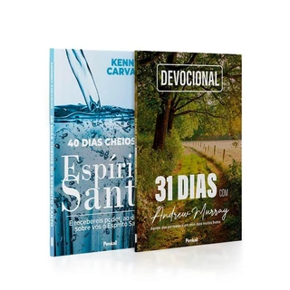 Kit 2 Livros | Renovação Espiritual: 31 Dias de Devoção e 40 Dias Cheios do Espírito Santo