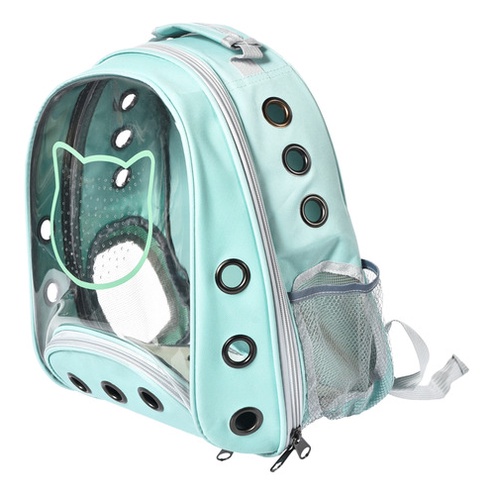 Bolsa Mochila Transporte Pet Gatos e Cachorros Visão 360o Panorâmica Chalesco