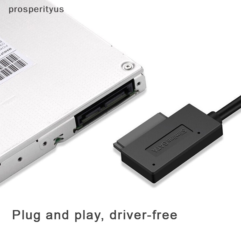 [prosperityus] USB 2.0 Mini Sata II 7 + 6 13Pin Adaptador Conversor De CD/DVD Para Laptop De Cabo De Dados [BR]