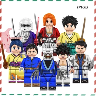 Brinquedos Infantis Série Anime Caçador De Demônios Rurouni Kenshin Modelo De Figuras De Blocos De Construção