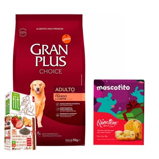 Ração Gran Plus Cães Choice Adultos Frango E Carne - 15kg