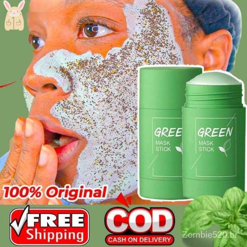 Máscara De Chá Verde Máscara Sólida Máscara De Limpeza Lama Limpeza Profunda Acne Cravos Removedor Controle De Óleo Hidratante Hidratante Melostar New