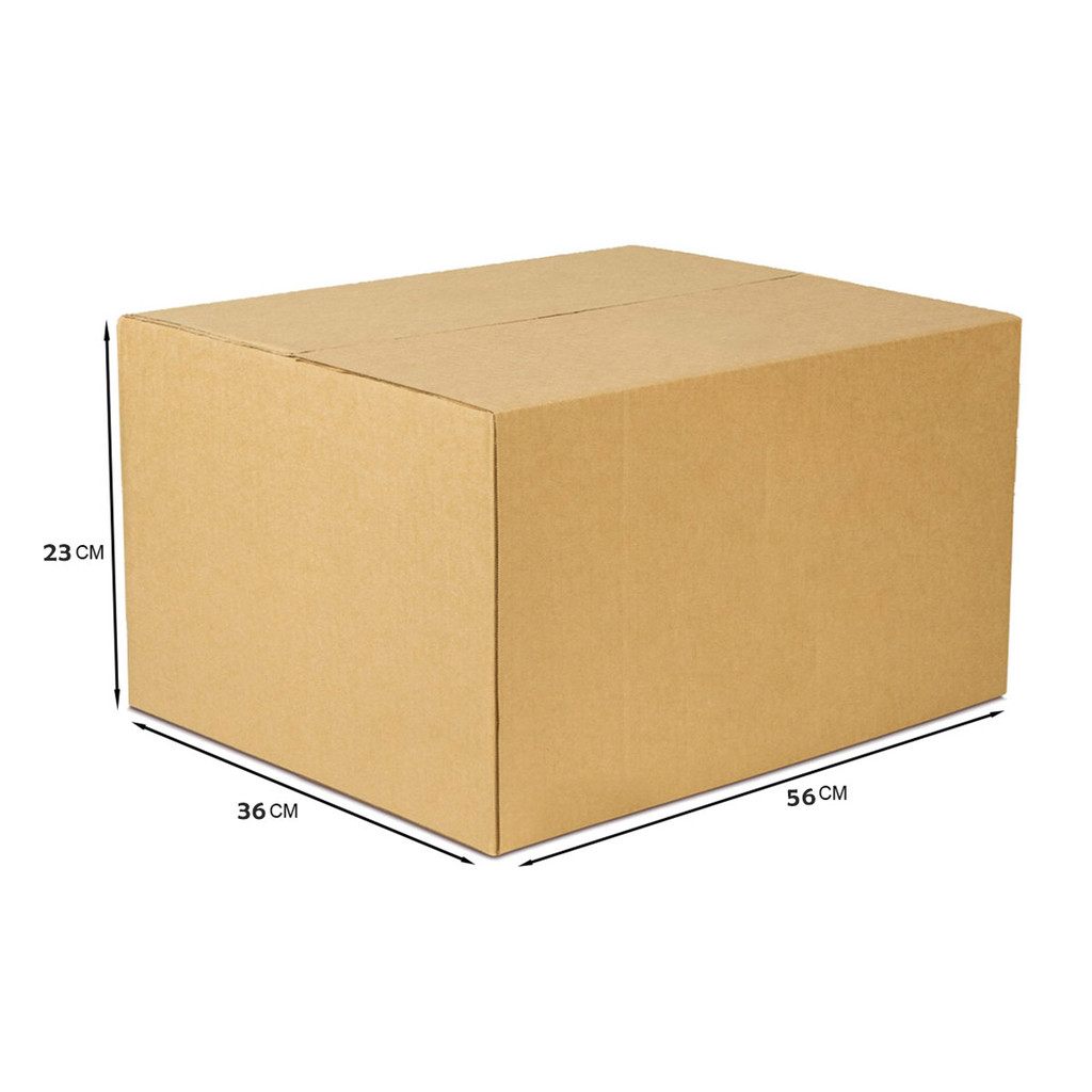 Caixa de papel o embalagem 56 x 36 x 23 cm 25 unidades shopee brasil