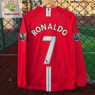 【 Ship Dentro De 12 Horas � Retro 07-08 ML Meu Deus Ídolo Masculino 2007/2008 7 Camisa Ronaldo