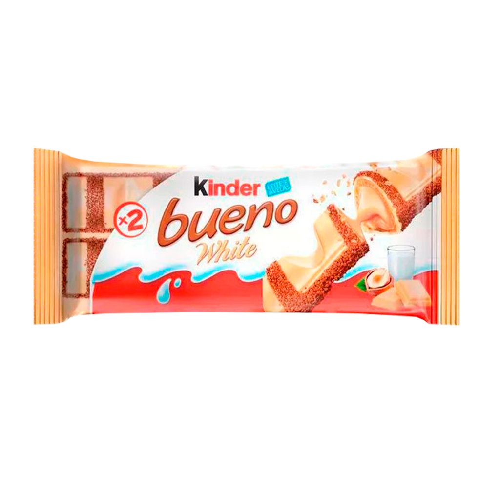 Chocolate Kinder Bueno White 39Gr - Ferrero Rocher | Shopee Brasil
