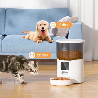 4L Alimentador Automático De Animais De Estimação Dispensador Inteligente De Alimentos Para Gatos Temporizador De Cães Tigela De Aço Inoxidável Auto Dog Cat
