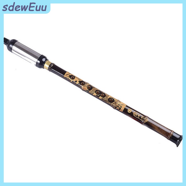 Wi Instrumento Étnico Chinês Bambu BaWu Pipe Flauta Tom G/F