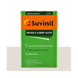 Tinta Suvinil Látex fosco standard Rende Cobre Muito gelo 18 litros