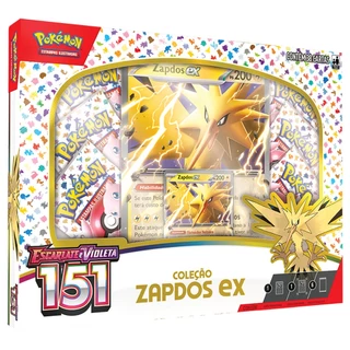 Pokémon TCG: Box SV3.5 Escarlate e Violeta 151 - Zapdos ex