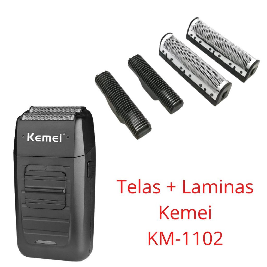Tela Foil Flexível E Lâmina De Corte Kemei Km-1102 Original