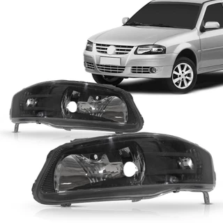 Farol Gol G4 2005 A 2014 Mascara Negra Lado Esquerdo