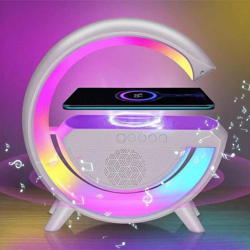 G-SPEAKER SMART STATION Luminária Alto Falante e Carregador sem Fio