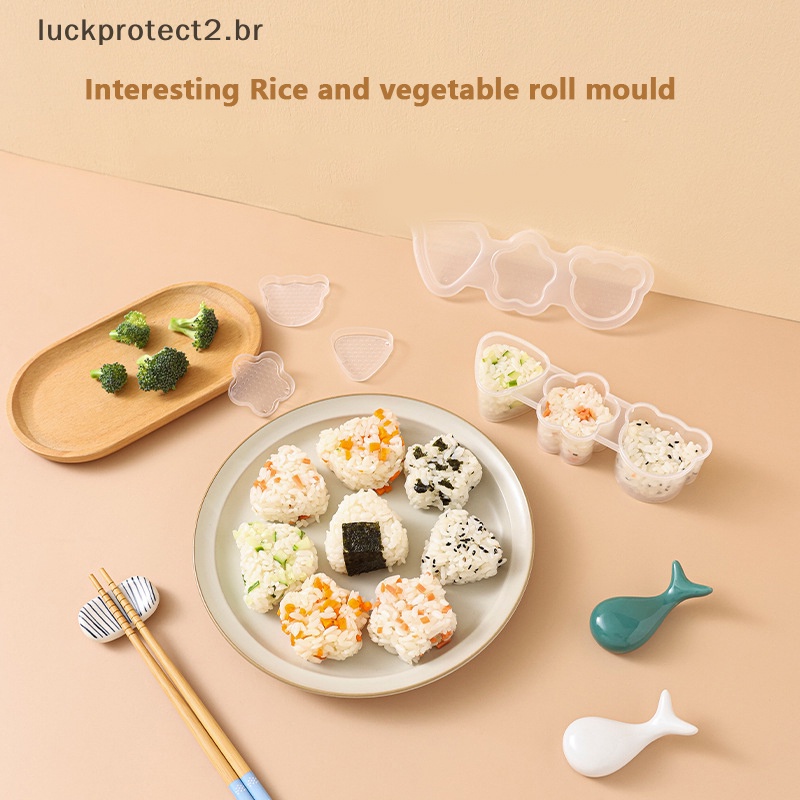 sushi criativo desenho de desenho animado bola de arroz sushi para cozinha