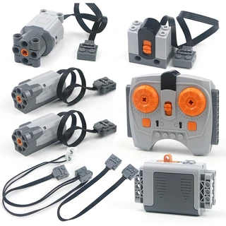 Kit Motores Técnicos Conjunto Compatível Com Lego Technic Parts Power Function Controle Remoto Do Motor Eletrônico Up Robotic Bricks Brinquedos Educativos Para Crianças Kids Gifts MOC