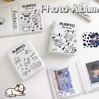 Super Macio Feijão 3 Polegada Álbum De Fotos 40 Slots Bonito Filhote De Cachorro Ins Vento Kpop Ídolo Cartão De Foto Est