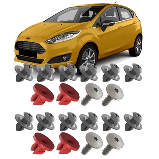 Kit Grampo Parabarro New Fiesta 2013 2014 2015 2016 2017 2018 2019 20 Peças