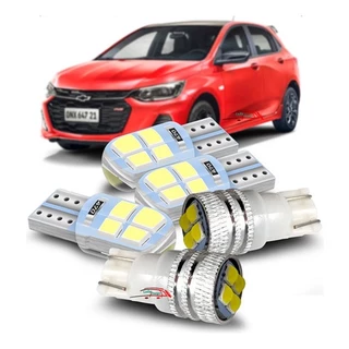 Kit 5 Led Branco Teto Mala Farolete Onix Rs 2022 2023 2024