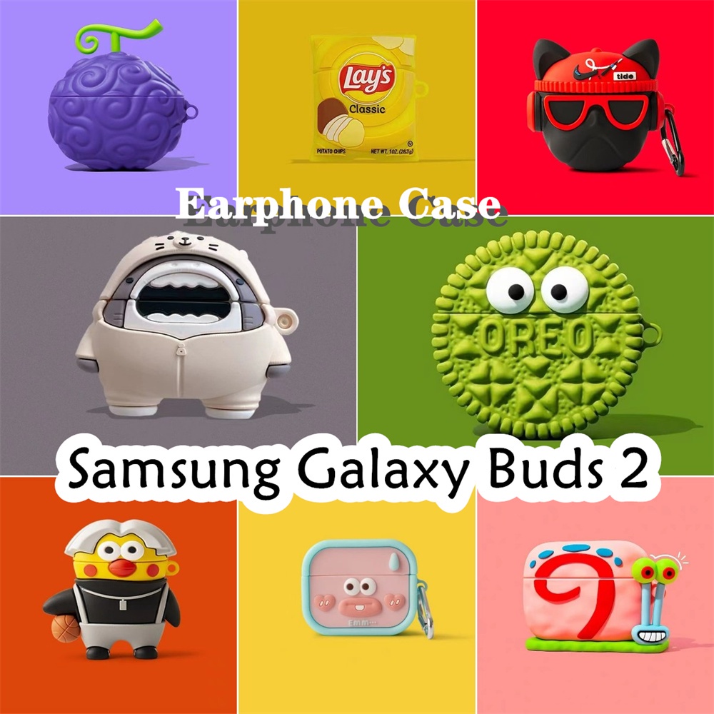 【 imamura 】 Para Samsung Galaxy Buds 2 Case Cartoon Inovação Série Fone De Ouvido Capa De Silicone Macio NO . 1