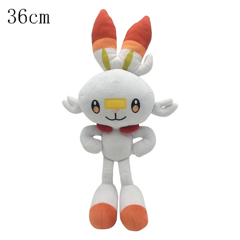 Novo Cinderace Brinquedos de Pelúcia Espada e Escudo Scorbunny Evolução ...