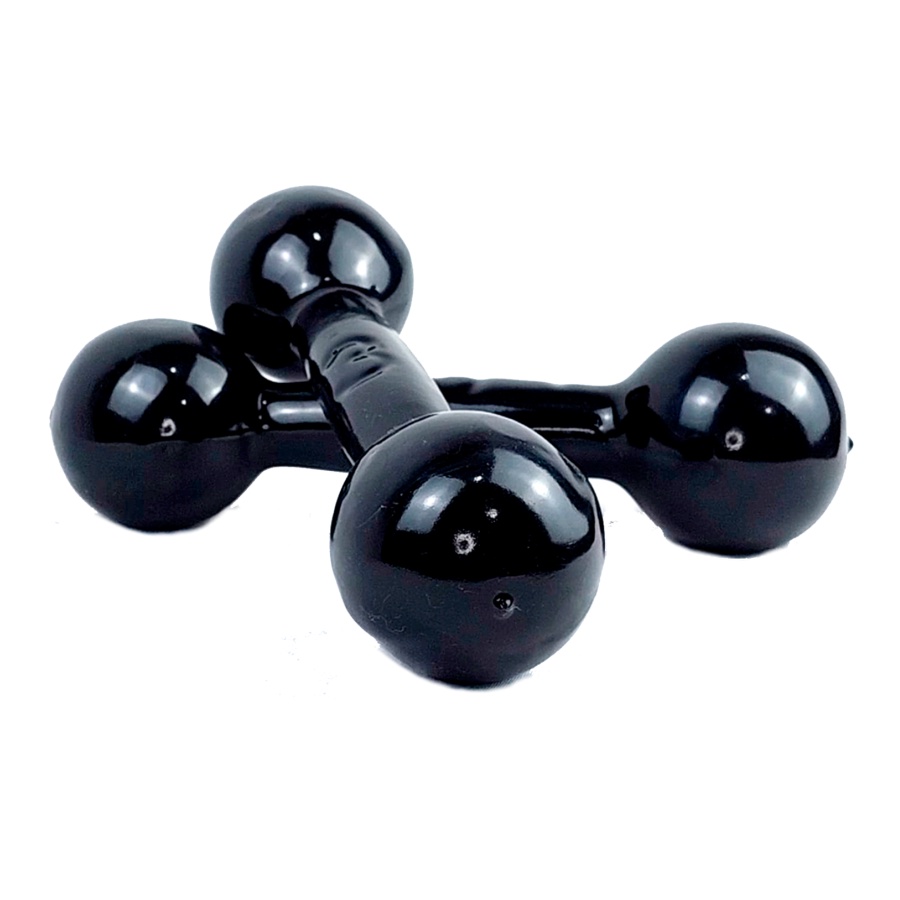 Par Halter Bola Emborrachado 3 kg